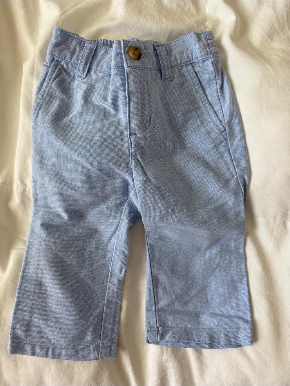 Bay Boy Janie and Jack Pale Blue Chino Pants size 6-12 months